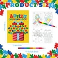 thumbnail image 2 of Juego de libros para colorear Autism Awareness con crayones, 24 piezas, Party, 2 of 7