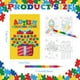 thumbnail image 2 of Juego de libros para colorear Autism Awareness con crayones, 24 piezas, Party, 2 of 7