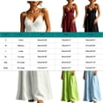 thumbnail image 3 of ClodeEU Women's V Neck Spaghetti Strap Backless Sleeveless Dress with Pockets ,Solid Color Casual Summer Maxi Dress Green,Women's Plus L, 3 of 7