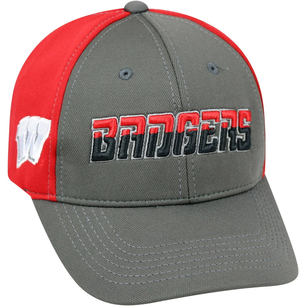University Of Wisconsin Badgers Grey Two Tone Baseball Cap - Walmart