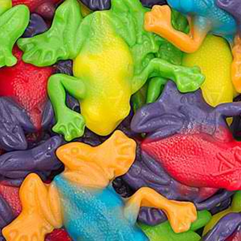 Gummy Rainforest Frogs 5LB Bag