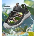thumbnail image 5 of DADAWEN Boys Sandals Closed-Toe Summer Outdoor Sport Water Shoes Brown 5 Big Kid, 5 of 6