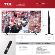 TCL 75â€ Class S5 (75S571G) 4K UHD HDR LED Smart TV with Google TV (NEW 2024)