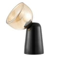 thumbnail image 4 of SAFAVIEH Omara 13 in. Glam Amber Marble Table Lamp with Amber Shade, 4 of 6