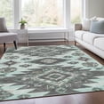 thumbnail image 5 of Dalyn Rugs Machine Washable Indoor/Outdoor Chantille Mint 3' x 5' Rug, 5 of 9