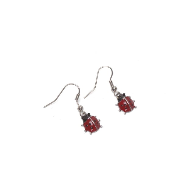 Costume Earrings - Ladybug