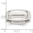 thumbnail image 5 of 925 Sterling Silver 7mm Comfort Fit Milgrain Band Ring Size 6, 5 of 6