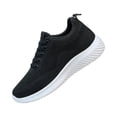thumbnail image 2 of HTHLVMD Breathable Mesh Athletic Sneakers, Walking Shoes Women Orthopedic Lace-Up Sneakers Arch Support Breathable Tennis Running Shoe for Plantar Fasciitis Bunions, Black 5.5, 2 of 5