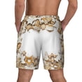 thumbnail image 3 of Kdxio Christmas Print Men'S Swim Trunks With Compression Liner 7 Inch Inseam Quick Dry Swim Shorts, 3 of 7