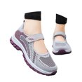 thumbnail image 3 of ibiyuan Orthopedic Shoes for Women Mesh Knitted Low Top Walking Shoes Arch Support Non- Sole Women's Fashion Sneakers Breathable Hands Free Mary Jane Flats Women Workout Gym Shoes, 3 of 9