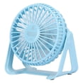 thumbnail image 3 of Ventilador De Escritorio 3.5W Dc 5V Recargable Usb Mini Ventilador De Tres Engranajes Portátil Para Estudiantes (Azul Claro) sonducket EL008283-00, 3 of 6