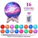 thumbnail image 2 of Lámpara de luna LED 3D CHAO 16 colores control remoto, 2 of 5