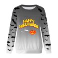 thumbnail image 4 of EHQJNJ Chandail en Molleton Vert pour Femmes Automne Pull Imprimé Col Rond Manches Longues Chandail en Molleton Graphique Tendance Rouge, 4 of 4