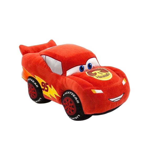 Disney Store Official Lightning McQueen Plush Medium Soft Toy for Kids - Cuddly Character with Fuzzy Texture and Embroidered Details - Suitable for All Ages - 12 Inches