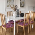 thumbnail image 7 of Square Chair Cushions Cover, Summer Flamingo Elastic Office Chair Cover for Dining Chairs with Ties and Removable Cover, Desk Chair Seat Cushion Protectors set of 2, 7 of 7