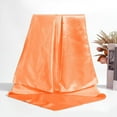 thumbnail image 6 of Large Square Satin Head Scarf - Silk Hair Wrap, 90cmx90cm, Polyester, Sleeping/Beach, One Size, 6 of 6