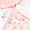 thumbnail image 4 of 1 Box 100Pcs Stainless Steel Heart Charms Hearts Charm Love Small Double Sided Puffy Valentine Mother's Day Charms, 4 of 9