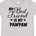 thumbnail image 4 of Inktastic My Best Friend is My Pawpaw with Hearts Boys or Girls Toddler T-Shirt, 4 of 5