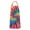 Colorful Rainbow Tie-1, variant on Colorful Rainbow Tie Dye Spiral Pattern Apron-Garden Aprons for Women with Pockets-Cotton Linen Waterproof Kitchen Cooking Gardening Aprons Adjustable for Kitchen,Cooking,BBQ and Salon 33x27 Inch