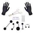thumbnail image 3 of Professional Body Piercing Jewelry Tool Kit,,Black, 3 of 4
