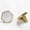 2, variant on Decorative Hexagon Brass Kitchen Cabinet Knobs White Shell Drawer Dresser Knobs Furniture Cupboard Door Pull Handles Modern 2Pack (2)