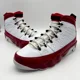 thumbnail image 5 of Ni - ke Air Jordan 9 Retro White Gym Red Leather Basketball Shoes Sz 10 Men's 302370-160, 5 of 5