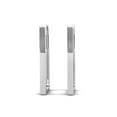thumbnail image 6 of Cate & Chloe Annalise 18k White Gold Plated 25mm Square Hoop Earrings for Women, Gift for Her, 6 of 8