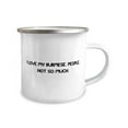 thumbnail image 2 of Cool Burmese Cat Gifts, I Love My Burmese. People, Not So Much, Inspirational Holiday 12oz Camper Mug Gifts For Cat Lovers, Thankful for friends, Gifts from loved ones, Presents from buddies, Gifts, 2 of 2