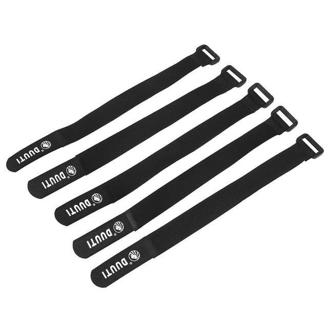 Toystoory 5 Pieces Adjustable Multi-Purpose Wear-resistant Cable Strap Tie Loop Handlebar Seatpost Belts Hook Lightweight Type3 NO3