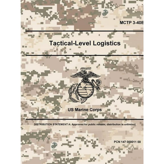 Tactical-Level Logistics - MCTP 3-40B, (Paperback)