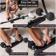 Adjustable Hip Thrust Belt Slip– Resistant Padding Booty Belts for Glutes– Thickened & Widened Belt for Dumbbells, Kettlebells, or Plates– Portable Glute Workout Band for Gym or Home Workouts
