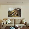 thumbnail image 2 of John James Audubon Painting Black Cocks By Audubon Canvas Art Birds Framed Wall Art, 2 of 7