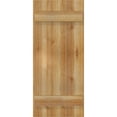 thumbnail image 5 of 16 1/8"W X 37"H Timbercraft Three 5 3/8" Boards Joined Board-N-Batten Shutters, Rough Sawn Western Red Cedar (Per Pair), 5 of 13