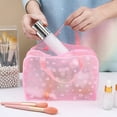 thumbnail image 5 of Makeup Organizer Case Medium Make up Cases Big Mint Makeup Brush Holder Travel Toiletry Pouch Large Big Makeup Organizer Large Capacity Travel Cosmetic Bag Cosmetic Bags Makeup Bags For Ladies Travel, 5 of 7