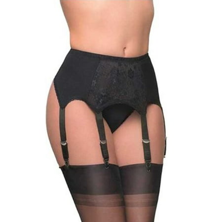 

Pudcoco Vintage High Waist Garter Belt Mesh Suspender Belt Straps Garter Belt