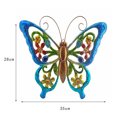thumbnail image 1 of Escultura De Mariposa Adornos de mariposa 3D artesanía hecha a mano inspiradora para la pared del dormitorio del hogar interior Sywqhk Libre de BPA, 1 of 8