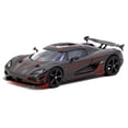 thumbnail image 2 of Koenigsegg Agera RS Black Carbon with Red Accents "Global64" Series 1/64 Diecast Model Car by Tarmac Works, 2 of 3