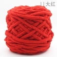thumbnail image 1 of Nvzi Hilo para ganchillo, 2 rollos, hilo de poliéster, ideal para mantas, bolsos, manualidades, perfecto para aficionados al ganchillo, ideal para regalar y proyectos de bricolaje, rojo, 1 of 5
