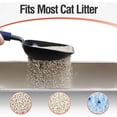 thumbnail image 6 of Cat Litter Scoop, Aluminum Alloy Sifter, Kitty Metal Scooper, Deep Shovel, Long Handle, Poop Sifting, Kitten Pooper Lifter, Durable, Heavy Duty, for Litter Box Black, 6 of 6