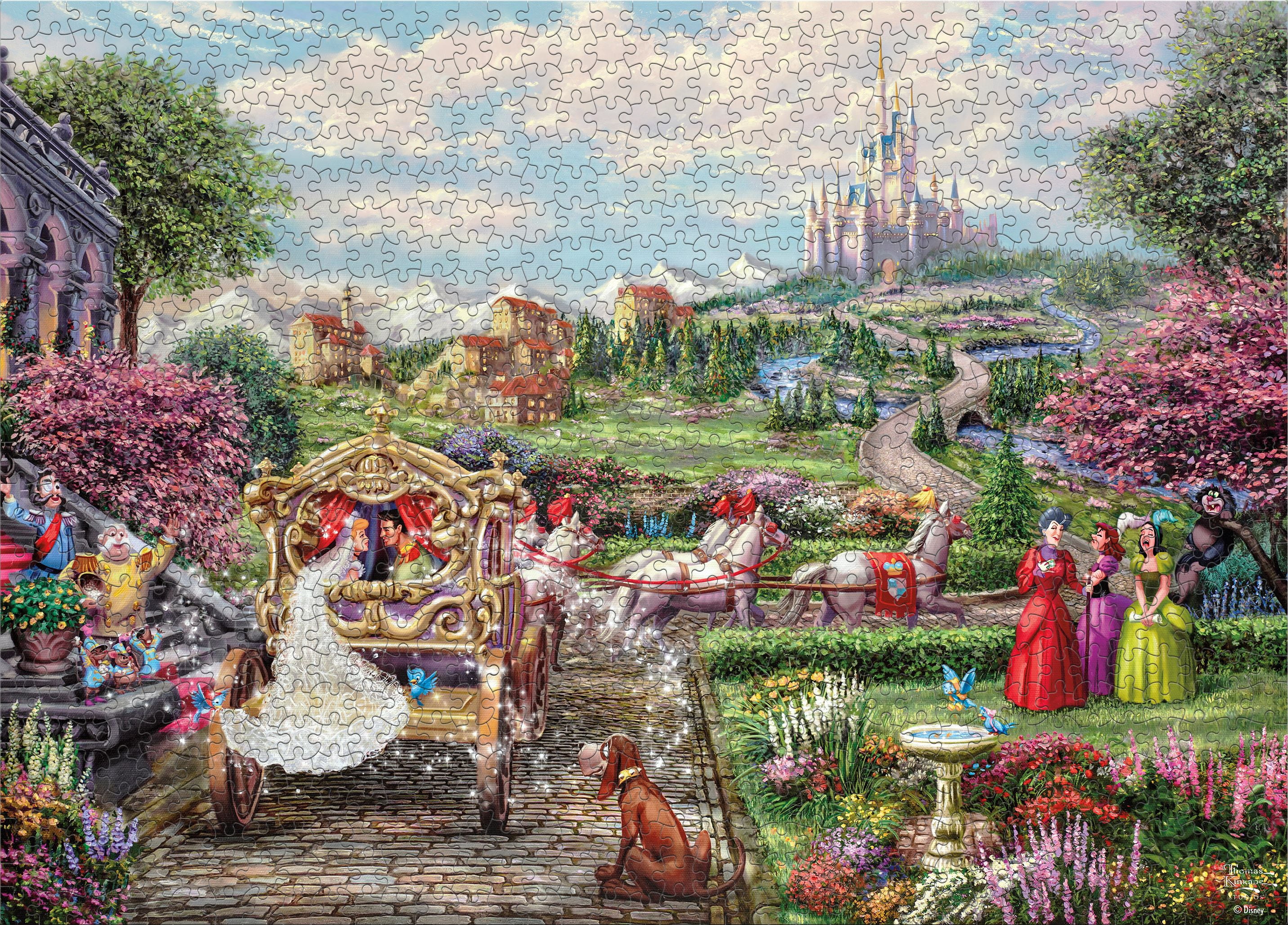 Ceaco Cinderella Happily Ever After 1000 Piece Interlocking Jigsaw Puzzle