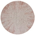 thumbnail image 5 of SAFAVIEH Courtyard Jaymz Radiant Indoor/Outdoor Area Rug, Beige/Red, 6'7" x 6'7" Square, 5 of 10