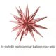 thumbnail image 3 of Globos de aluminio con forma de estrella de color caramelo, globos de mylar de una pieza con forma de cono Starburst para fiestas de Navidad, cumpleaños, bodas, aniversarios de bodas, 3 of 6