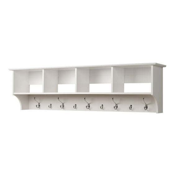 Prepac Hanging Entryway Wall Shelf, 60" Wide
