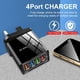 thumbnail image 5 of Adaptador Pared Cargadores Carga USB Portátil 4 Puertos (negro), 5 of 9