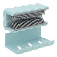 thumbnail image 4 of Colector de pelo para ducha, previene el bloqueo, fácil parada, tapón de silicona para drenaje de suelo, para baño, azul, 4 of 8