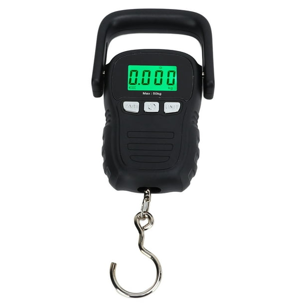Hanging Weight Scale, Digital Hanging Scale Waterproof Stainless Steel  Shackle Clear Display 50kg Range Anti Rust With S Shaped Hook For Farm 