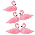 thumbnail image 3 of 5pcs Resin Mini Flamingo Creative Resin Mini Flamingo Cake Decoration for Party (Pink), 3 of 5