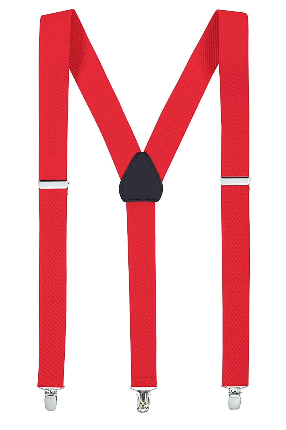 Hold’em 1" Teens & Men Suspender and Bow Tie Set Pre-Tied Bow Tie - Red