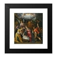 thumbnail image 2 of Hendrik de Clerck 12x13 Black Modern Framed Museum Art Print Titled - The Nativity, 2 of 5
