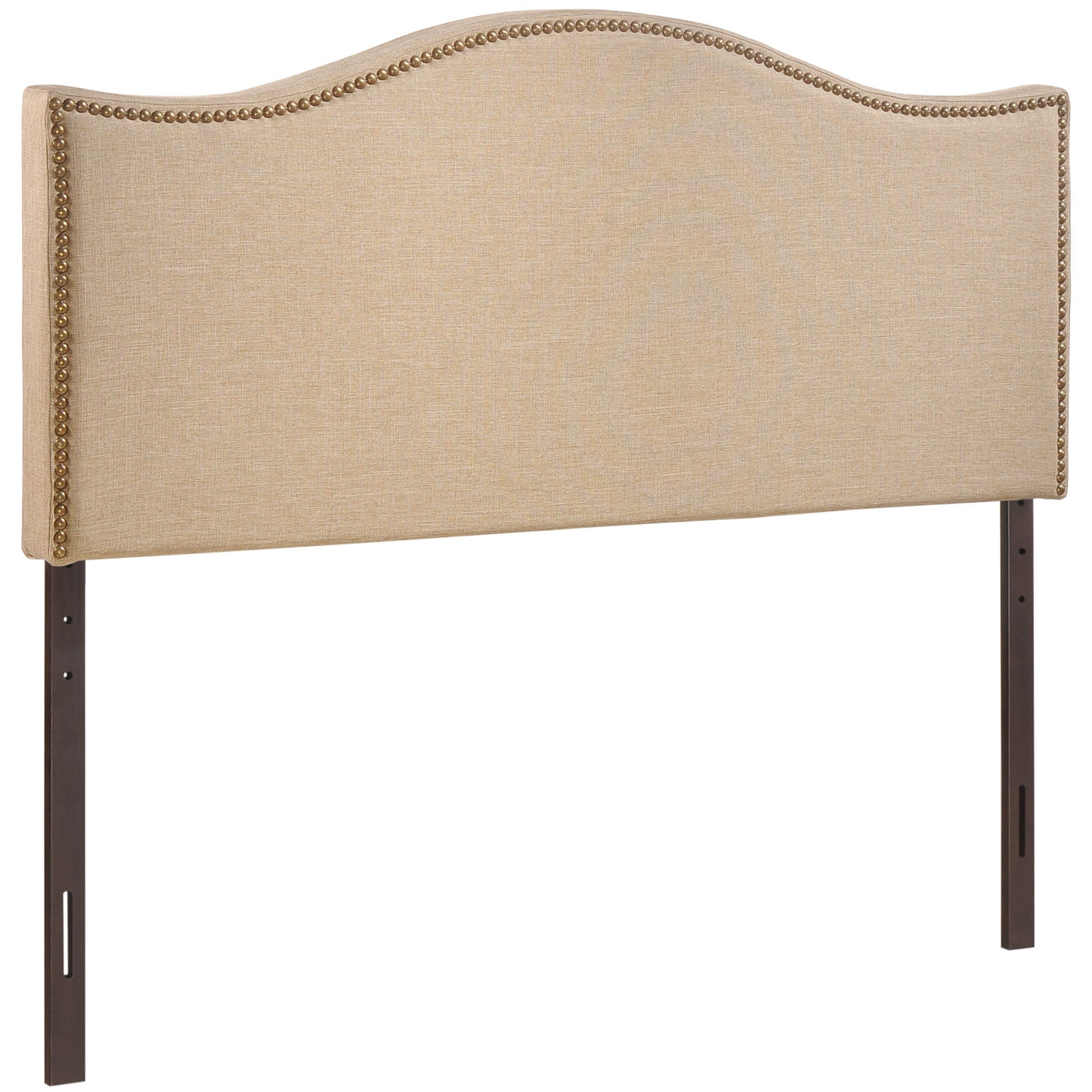 Modway Curl Nailhead Upholstered Headboard, Multiple Sizes and Colors